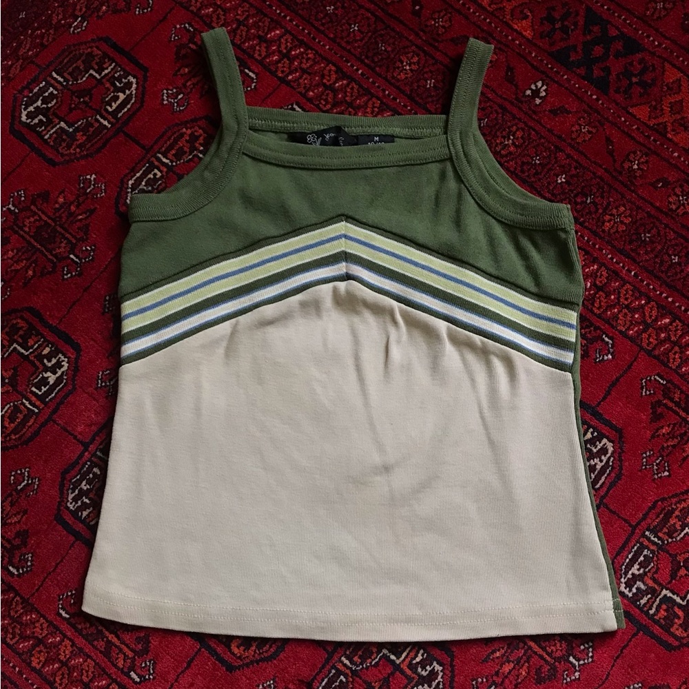 90s y2k vintage crop tank top xxs